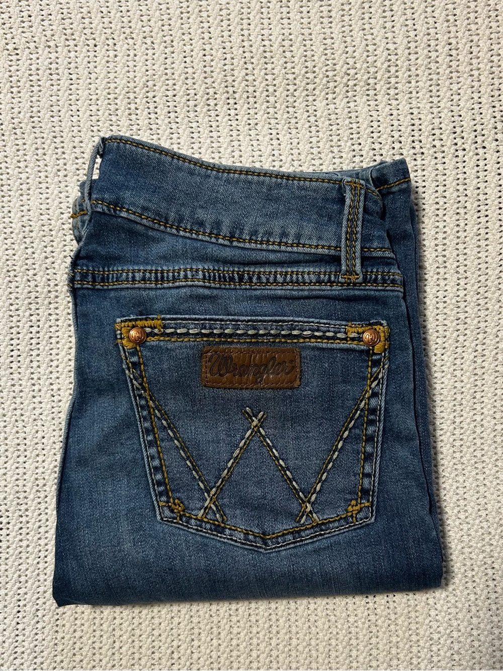 Wrangler Women’s Dark Blue Boot Cut Jeans